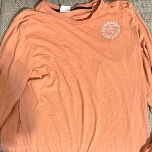 Gymshark  Peach Long Sleeve Tee